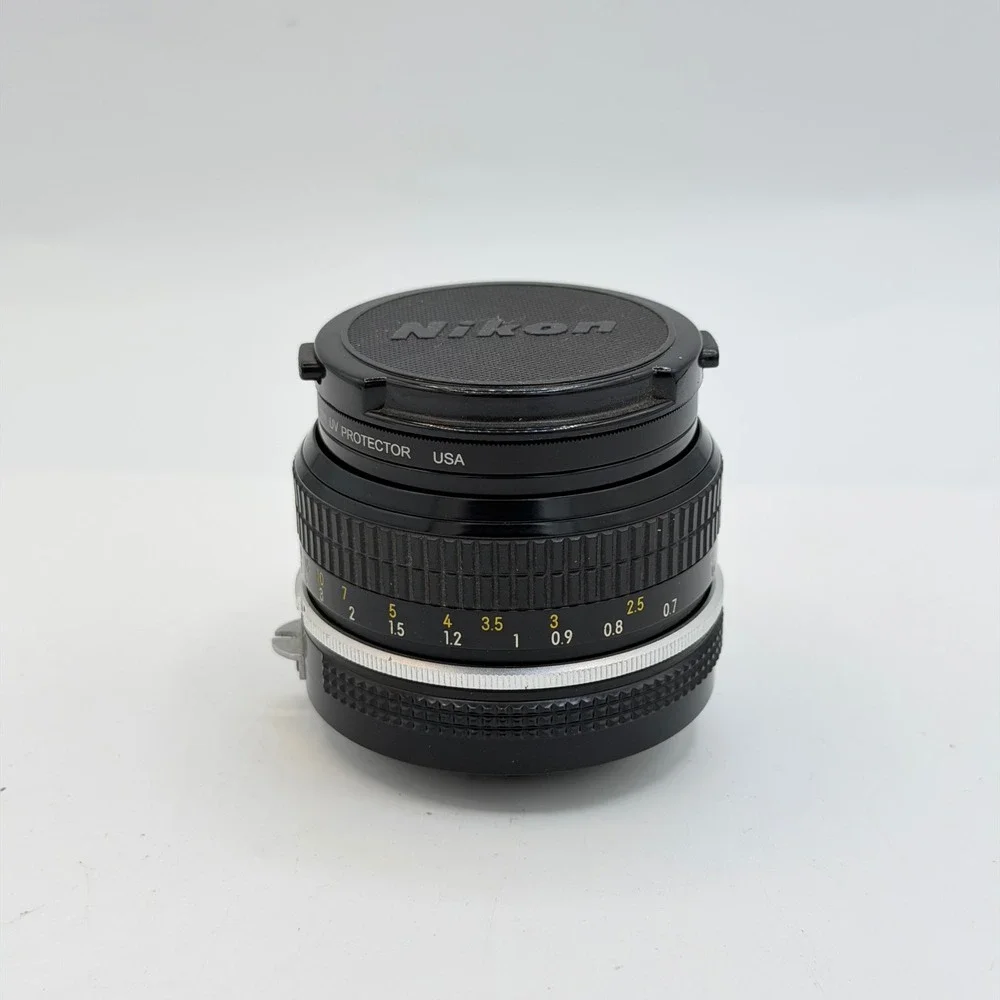 Nikon Nikkor 50mm f2 Ai Manual Focus Prime Lens with 52mm Tiffen UV Filter